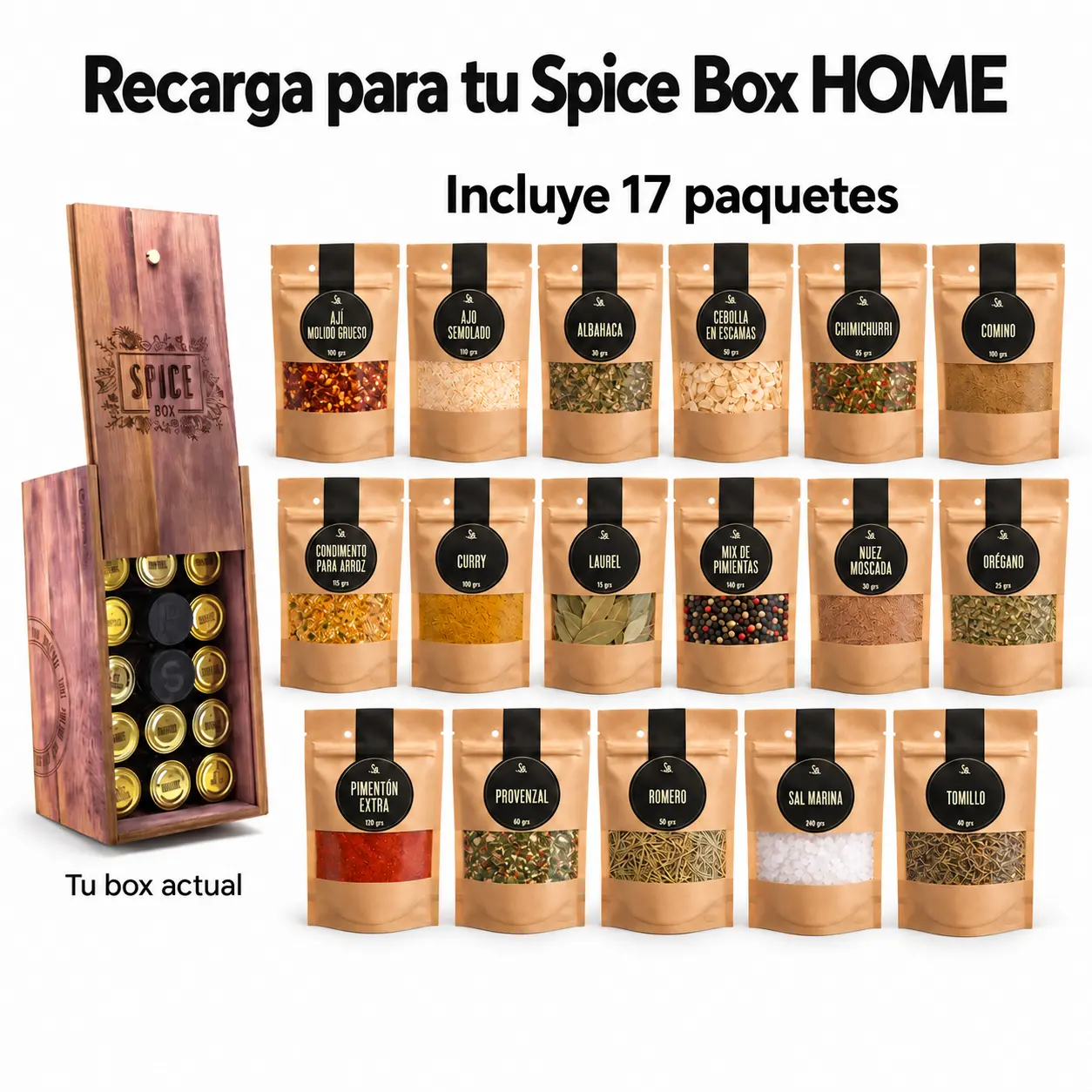 Recarga completa Spice Box HOME - Imagen 2