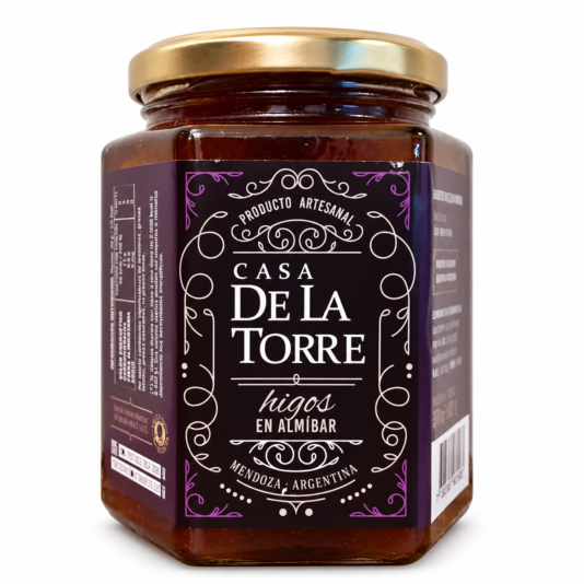 Higos blancos en almíbar sin nuez — Casa de la Torre 370 g