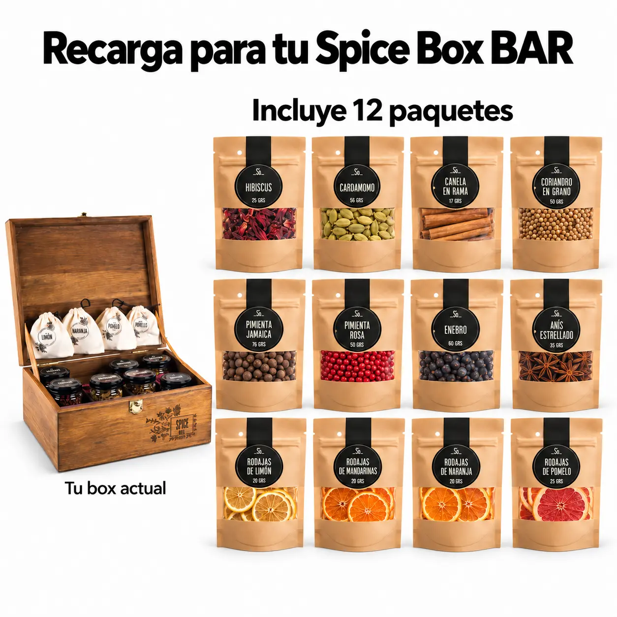 Recarga completa Spice Box BAR - Imagen 2